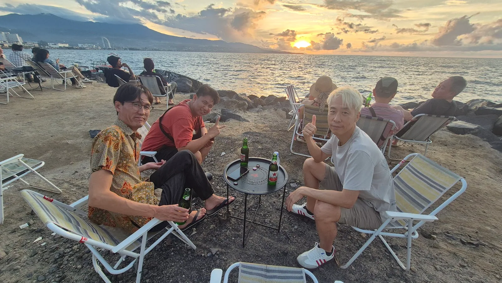 산배 야경
