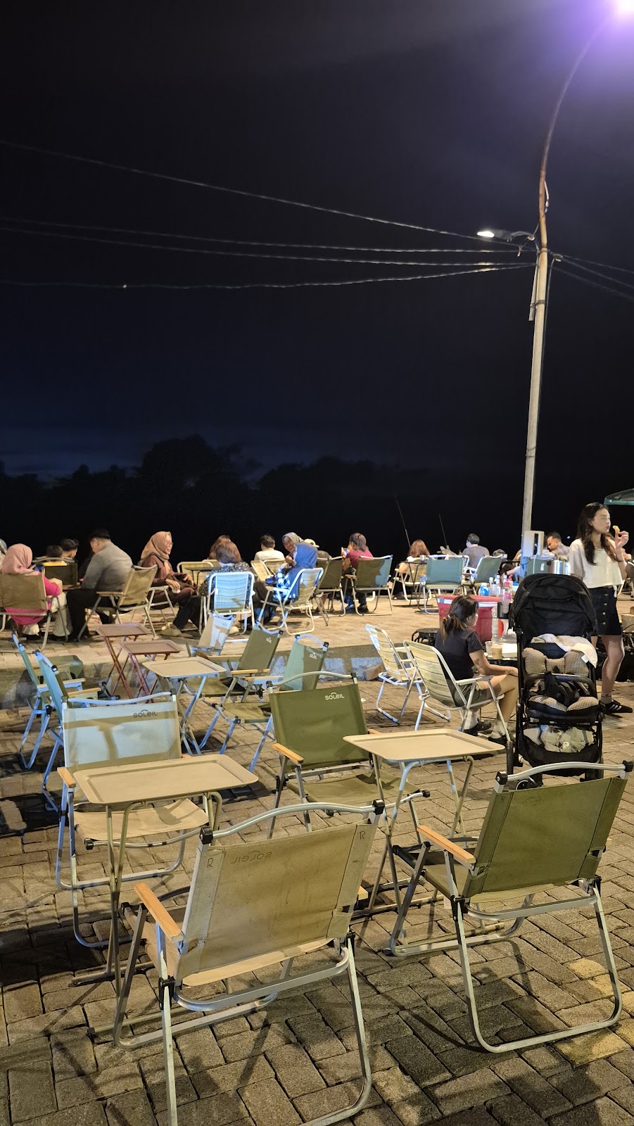 산배 저녁 풍경